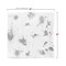 Durable White with Silver Paint Splatter Paper Beverage/Cocktail Napkins (600 Napkins)